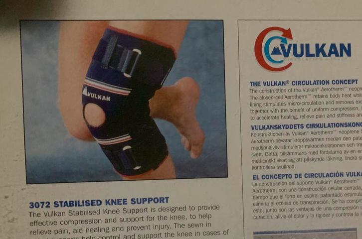 Kniesteun met balein met Vilkan-circulatieclncept. Maat: M., Diversen, Verpleegmiddelen, Gebruikt, Ophalen