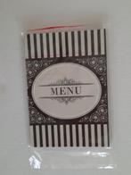 Menukaartjes / tafelmenukaarten, Ophalen, Nieuw, Versiering