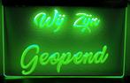 Wij zijn geopend 3D led reclame decoratie verlichting lamp, Ophalen of Verzenden, Nieuw, Lichtbak of (neon) lamp