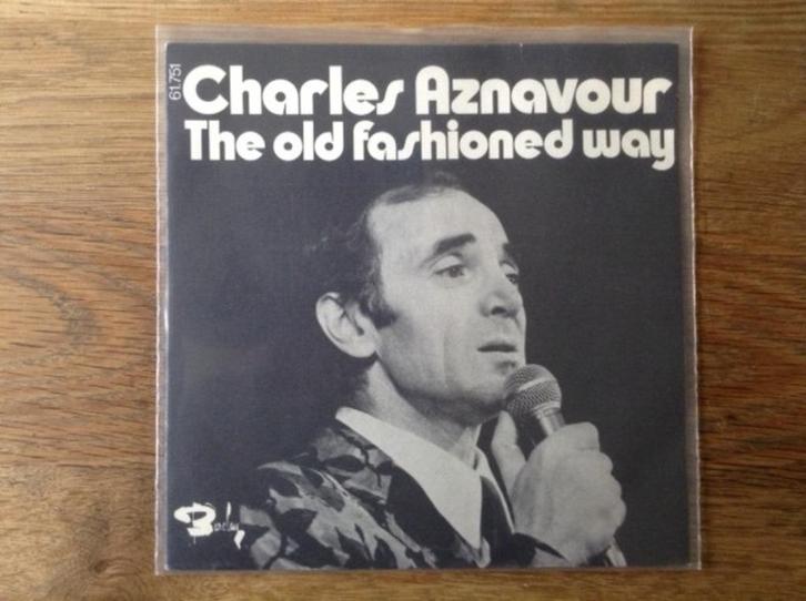 single charles aznavour, Cd's en Dvd's, Vinyl Singles, Single, Pop, 7 inch, Ophalen of Verzenden