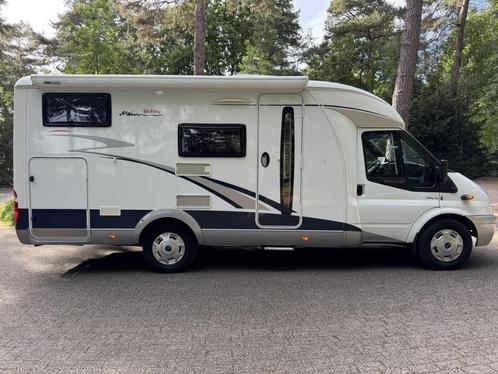 Hobby Van Exclusive 500 GFSC Lengtebedden,TV, zeer net, Caravans en Kamperen, Mobilhomes, Bedrijf, Half-integraal, Hobby