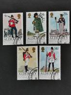 Alderney 1985 - militaire uniformen, Ophalen of Verzenden, Gestempeld