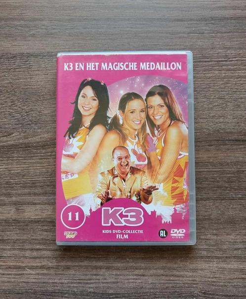 DVD - K3 - K3 en het magische medaillon - KKK - €10, CD & DVD, DVD | Néerlandophone, Utilisé, Film, Musique, Tous les âges, Enlèvement