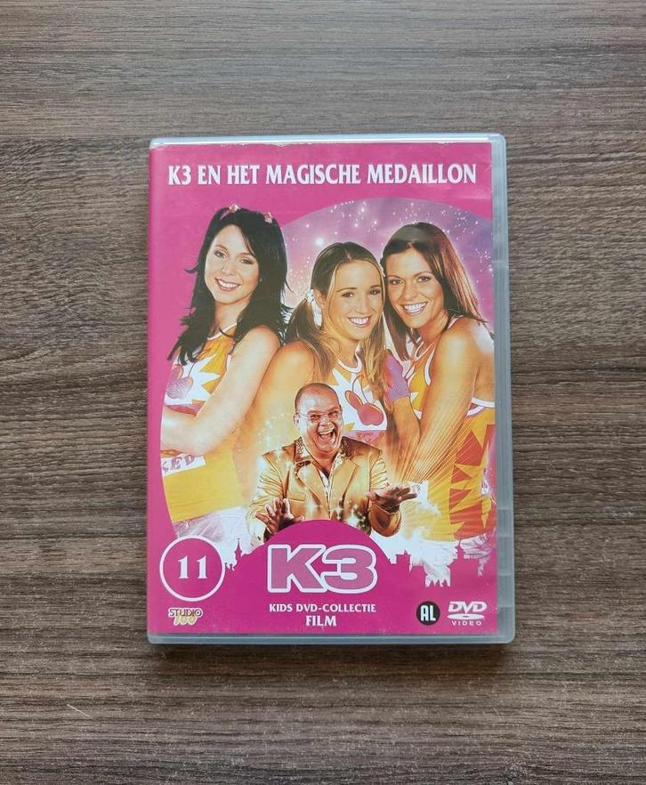 DVD - K3 - K3 en het magische medaillon - KKK - €10, Cd's en Dvd's, Dvd's | Nederlandstalig, Gebruikt, Film, Muziek, Alle leeftijden