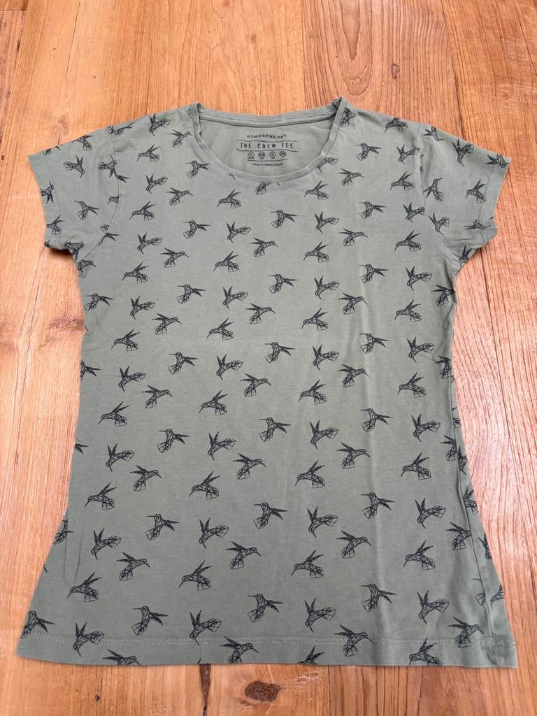 T-shirt maat 34 met kolibries, Ophalen of Verzenden, Korte mouw, Maat 34 (XS) of kleiner, Gedragen