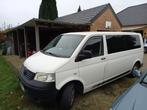 Transporter T5 Dubbel cabine airco, Auto's, Bestelwagens en Lichte vracht, Voorwielaandrijving, Stof, 4 cilinders, Wit