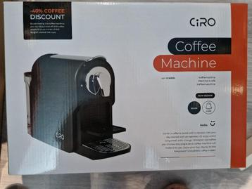 Machine à café Ciro, Neuf, Machine à espresso, Réservoir d'eau amovible, Enlèvement ou Envoi