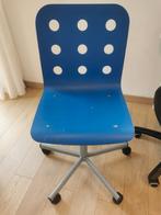 Chaise de bureau ikea bleu, Enlèvement ou Envoi, Utilisé, Bleu, Chaise de bureau