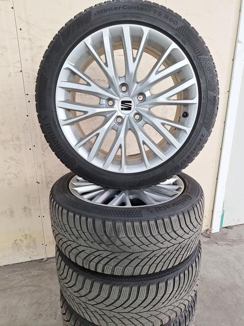 Seat Leon Winterset 17 Inch Origineel, Auto-onderdelen, Banden en Velgen, Banden en Velgen, Winterbanden, 17 inch, 225 mm, Personenwagen