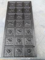 Plaque de cheminée décorée en fonte, Huis en Inrichting, Haarden, Ophalen, Gebruikt, Overige soorten