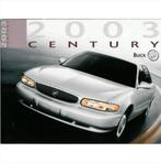 Buick Century Brochure 2003 #1 Engels, Boeken, Auto's | Folders en Tijdschriften, Gelezen, Ophalen of Verzenden