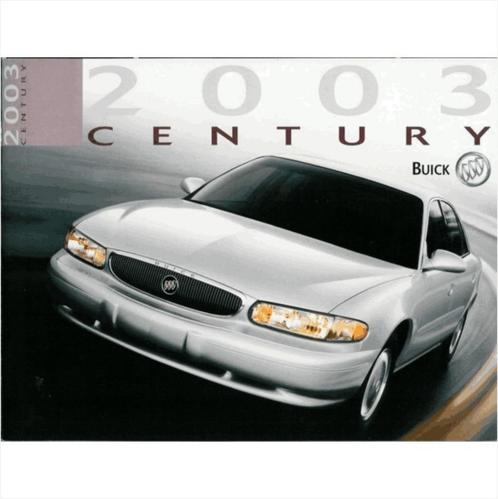 Buick Century Brochure 2003 #1 Engels, Livres, Autos | Brochures & Magazines, Utilisé, Enlèvement ou Envoi