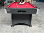 Pooltafel in 8FT zwart met rood laken met balreturn biljart, Sport en Fitness, Biljarten en Poolen, Ophalen of Verzenden, Zo goed als nieuw