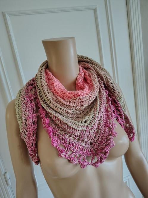 Zomerse gehaakte sjaal  Nieuw !, Kleding | Dames, Mutsen, Sjaals en Handschoenen, Sjaal, Verzenden