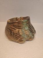 Vintage vergulde bronzen asbak, jaren 70, Envoi, Bronze