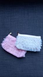 Toilettas/makeuptas beige en roze, Ophalen, Zo goed als nieuw, Roze, Dame