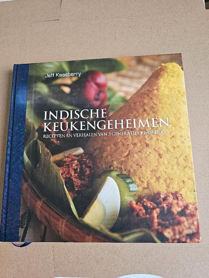 Kookboek - Jeff Keasberry - Indische keukengeheimen, Livres, Livres de cuisine, Comme neuf, Entrées et Soupes, Plat principal