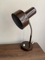 Lampe de bureau vintage marron, Comme neuf, Enlèvement