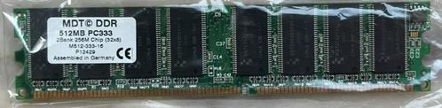 512 MB DDR-RAM 184-pin PC-2700U PC333 'MDT M512-333-8', Informatique & Logiciels, Mémoire RAM, Utilisé, Desktop, 1 GB ou moins