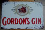 GORDIN S GIN REKLAME -METAAL-, Verzamelen, Ophalen of Verzenden
