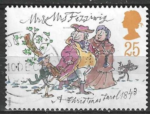 Groot-Brittannie 1993 - Yvert 1705 - A Christmas Carol (ST), Timbres & Monnaies, Timbres | Europe | Royaume-Uni, Affranchi, Envoi