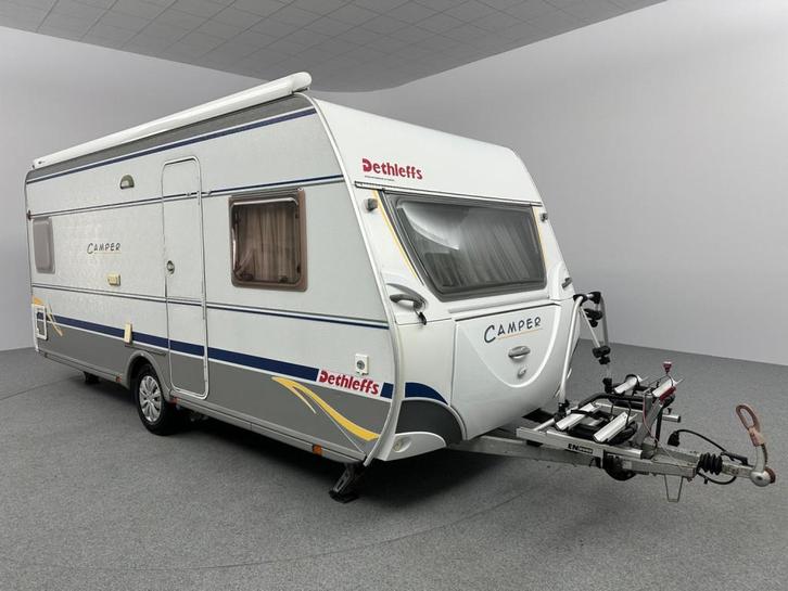 Dethleffs Camper 510 DB Mover Luifel €1000,- CARAVANVOORDE, Caravans en Kamperen, Caravans, tot en met 4, Rondzit, Dethleffs, Lengtebed