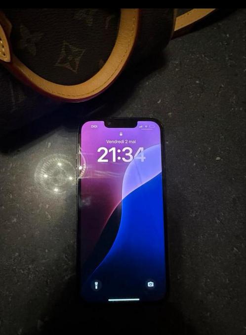 iPhone 13 Pro 128 Go – Fissure écran – Batterie 80%, Telecommunicatie, Mobiele telefoons | Huawei, Gebruikt, Ophalen of Verzenden