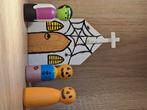Halloween zombie,  vogelverschrikker en pompoen popjes, Ophalen of Verzenden, Zo goed als nieuw