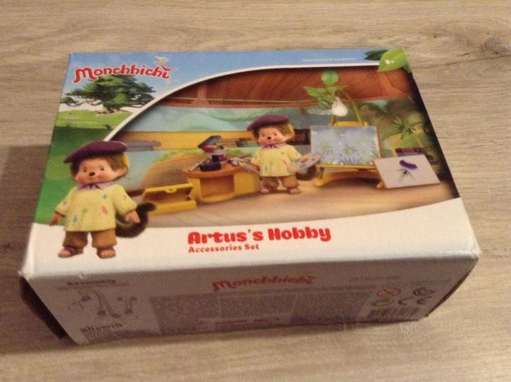 Monchhichi Artu's hobby speelset (Nieuw) (2019), Verzamelen, Poppetjes en Figuurtjes, Nieuw, Verzenden
