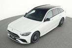Mercedes-Benz C-Klasse 200d AMG LINE Break + PANORAMISCH DAK, Auto's, Mercedes-Benz, Automaat, 1780 kg, 4 cilinders, Wit