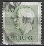 Suède 1951/1952 - Yvert 355 - Roi Gustave VI - 10 p. (ST), Envoi, Suède, Affranchi