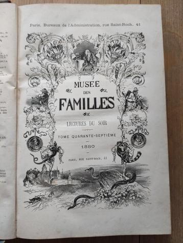 1880 : musee des familles - Lectures du soir