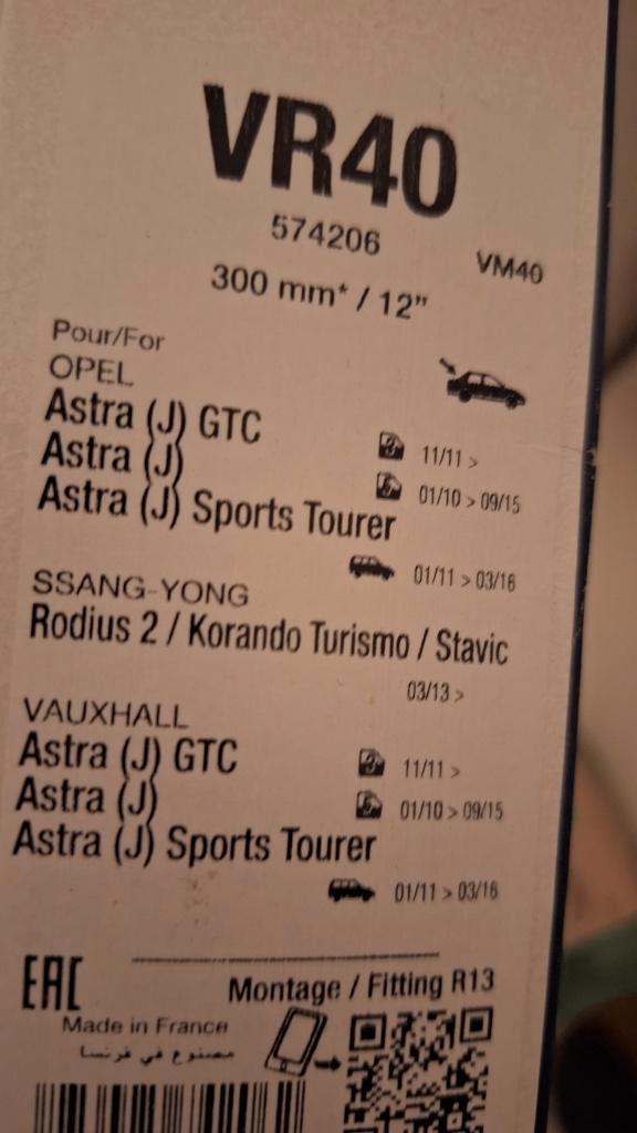 gratis achterruitenswisser voor Opel Astra, Auto-onderdelen, Ruiten en Toebehoren, Opel, Nieuw, Ophalen