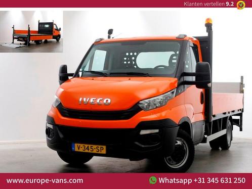 Iveco Daily 35C14 136pk Euro6 Open Laadbak met laadklep en t, Auto's, Bestelwagens en Lichte vracht, Bedrijf, ABS, Airconditioning