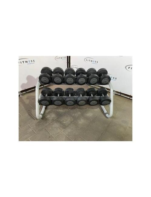 Technogym Dumbell Set | Rek | Rack | Kracht |, Sport en Fitness, Fitnessmaterialen, Gebruikt, Dumbbell, Armen, Benen, Borst, Buik