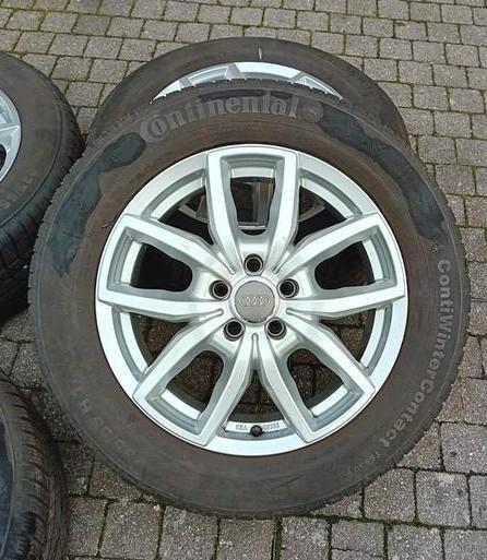 Winterbanden velgen alu Audi Q3 VW Tiguan 17inch 5x112 6&5mm, Auto diversen, Tuning en Styling, Ophalen