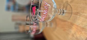 2 bijna nieuwe Chimay-glazen te koop beschikbaar voor biedingen