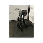 Technogym Pure Strength Plate Tower | Schijven Rek | Zwart |, Sport en Fitness, Overige typen, Gebruikt, Ophalen of Verzenden