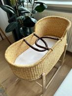 Hand made baby basket with a mattress, Comme neuf, Enlèvement ou Envoi