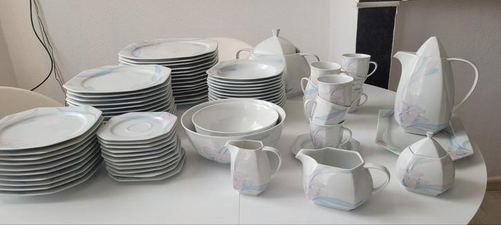 Scherzer Bavaria Germany serviesgoed van porselein, Antiek en Kunst, Antiek | Servies compleet, Ophalen