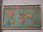 Vintage Wandkaart/Schoolkaart hapag, Ophalen, Geschiedenis