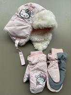 Ensemble bonnet + mitaines rose Hello Kitty taille 5-8 ans H, H&m, Comme neuf, Fille, Ensemble