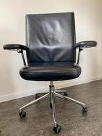 Chaise de bureau Vitra en cuir noir, Maison & Meubles, Comme neuf, Noir, Chaise de bureau, Ergonomique