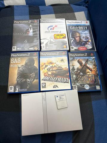 PlayStation 2 Slim (Silver) beschikbaar voor biedingen