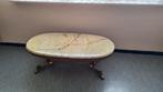 Salontafel met marmeren blad, Huis en Inrichting, Ophalen, Overige materialen, Gebruikt, 100 tot 150 cm