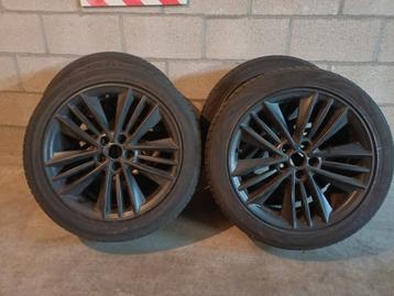 Banden + velgen set zwart, 5x108, 235x45R18 orgineel Ford beschikbaar voor biedingen
