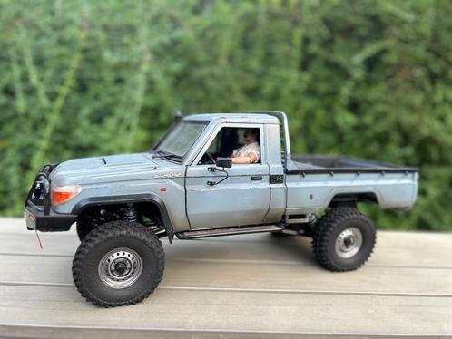 Boom Racing BRX01 Toyota LC70 + UPGRADES, Hobby en Vrije tijd, Modelbouw | Radiografisch | Auto's, Zo goed als nieuw, Auto offroad