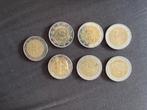 2 euro munten (7 munten voor €35), Postzegels en Munten, Munten | Europa | Euromunten, Ophalen of Verzenden, België, 2 euro, Setje