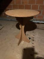 Houten tafeltje, Huis en Inrichting, Ophalen, Rond, Zo goed als nieuw, 60 cm of meer