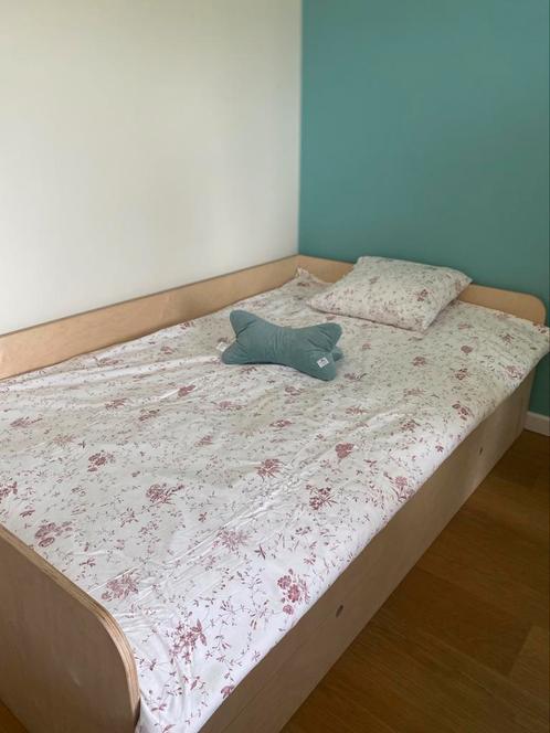 Twijfelaar 120x200 cm Mila van Little Dreamers, Huis en Inrichting, Slaapkamer | Bedden, Zo goed als nieuw, Twijfelaar, 120 cm